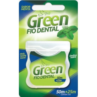 Fio Dental Green Menta 75m